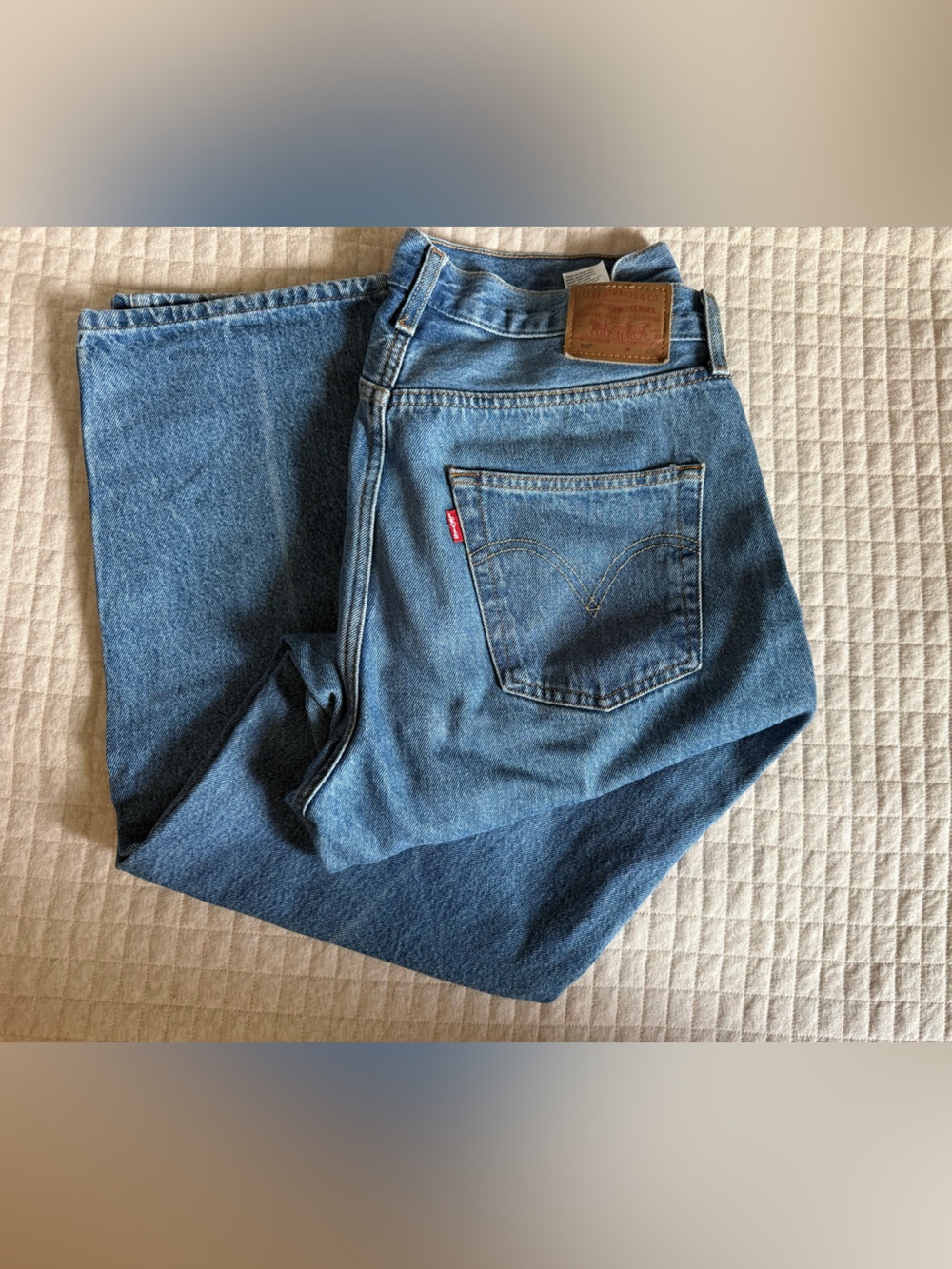 Levi's Blue Straight Leg Women's Jeans